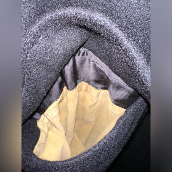 1950s Golden Lancer Black Cashmere Coat - Picture 5 of 8